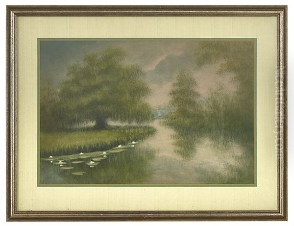 Dawn Over The Lily Pond - view 1