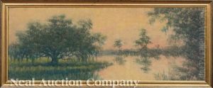 Sunset On The Louisiana Bayou by Alexander John Drysdale