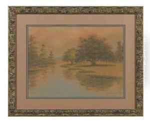 Dusk Over The Bayou by Alexander John Drysdale