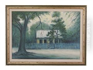 Louisiana Cottage, Probably Shreveport by Alexander John Drysdale