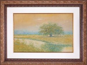 Live Oak In The Louisiana Bayou by Alexander John Drysdale