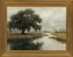 Nocturnal Bayou Scene by Alexander John Drysdale