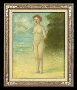 The Bather, On The Lake Shore by Alexander John Drysdale