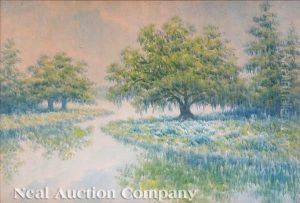 Live Oaks, Louisiana Bayou by Alexander John Drysdale