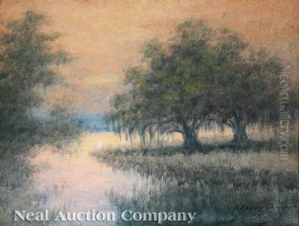 Louisiana Oak, Dawn - view 1
