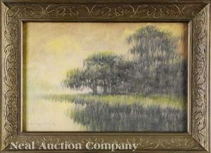 Live Oaks, Louisiana Bayou by Alexander John Drysdale