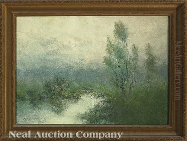 Louisiana Marsh, Early Morning - view 1