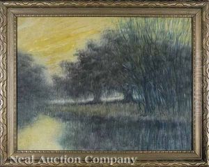 Autumn Evening On A Louisiana Bayou by Alexander John Drysdale