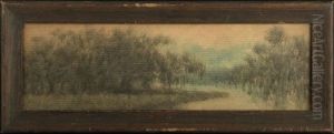 Louisiana Bayou Scenery by Alexander John Drysdale