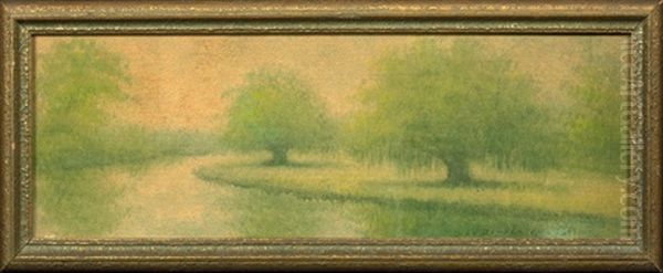 Oak Trees Along The Bayou - view 1