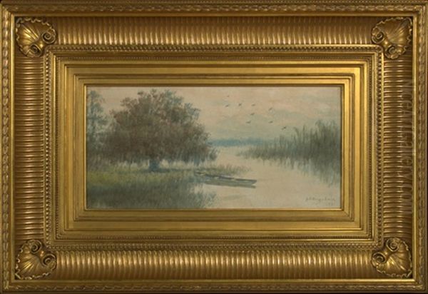 Pirogue On The Bayou - view 1