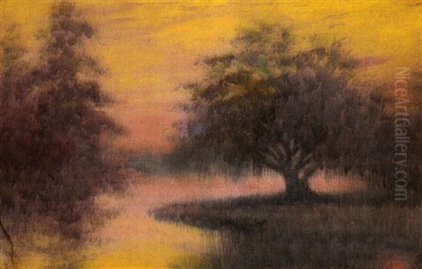 Sunset On The Bayou - view 1