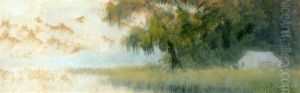 Cabin By The Shore by Alexander John Drysdale