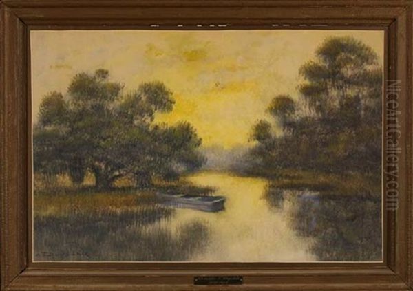 Pirogue On The Bayou - view 1