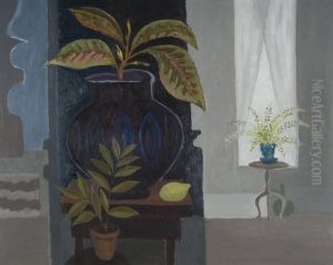 Still Life With Plants by Arthur Armstrong
