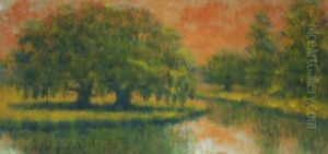 Springtime Bayou Landscape