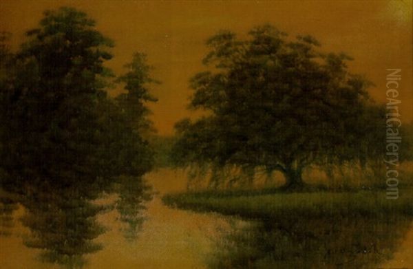 Sunset Over The Bayou - view 1
