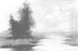 Cypress On The Bayou by Alexander John Drysdale