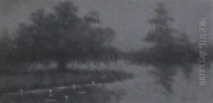 Live Oak At Bayou's Edge by Alexander John Drysdale