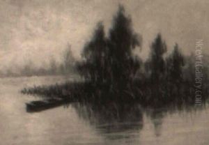 Marsh Scene With Pirogue