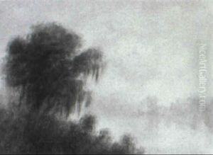 Bayou Peninsula With Cypress by Alexander John Drysdale