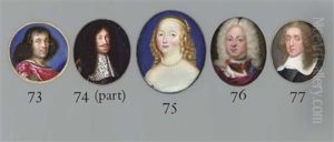 A Young Gentleman, In Black Doublet And Cloak, Wide White Lawn Collar, Shoulder-length Curling Hair