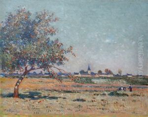 Paysans Et Pecheurs Dans Un Paysage Lacustre by Ferdinand du Puigaudeau