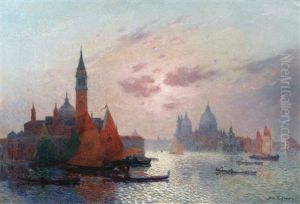 Vue Du Grand Canal, Venise by Ferdinand du Puigaudeau