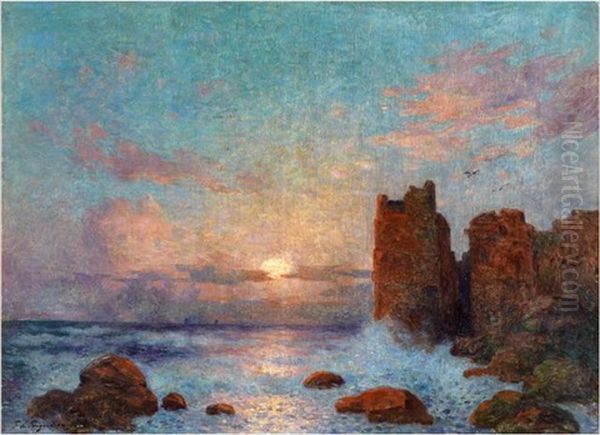 Coucher De Soleil Sur L'ocean - view 1