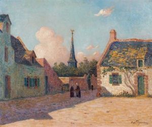 Place Du Village En Bretagne by Ferdinand du Puigaudeau