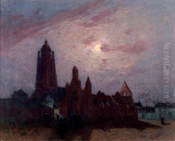 Paysage Au Clair De Lune - view 1