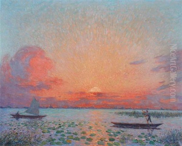 Coucher De Soleil Sur La Briere - view 1
