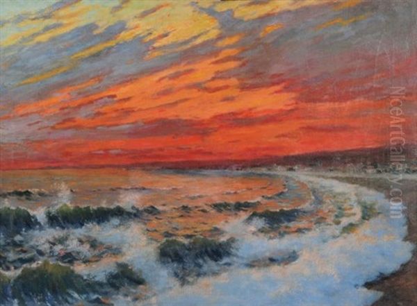 Coucher De Soleil Sur La Mer - view 1