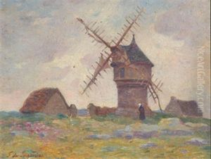 Moulin En Presqu'ile Du Croisic by Ferdinand du Puigaudeau