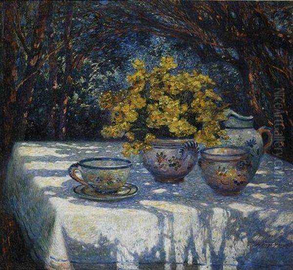 Table Au Bouquet Jaune - view 1