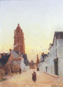 Rue Du Bourg Du Batz by Ferdinand du Puigaudeau