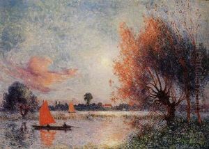 Voile Sur Un Etang Voile Sur Un Etang