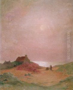 Bretonne Pres Du Rivage Au Soleil Couchant Bretonne Pres Du Rivage Au Soleil Couchant