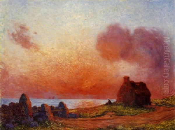 Coucher De Soleil Sur La Cote - view 1