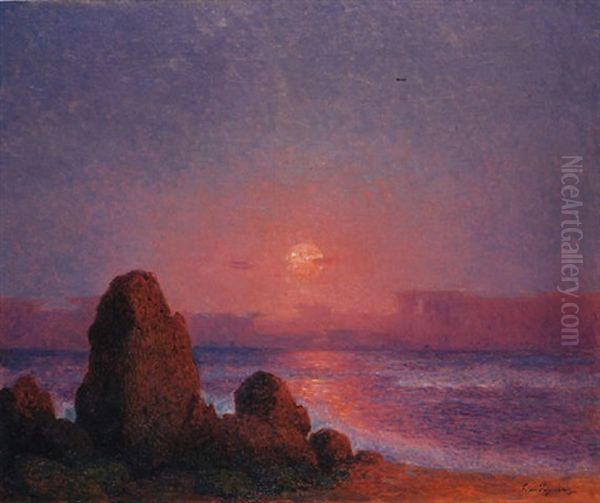 Crepuscule Sur La Lande Bretonne - view 1