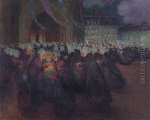 Procession De Nuit A Gueronne Procession De Nuit A Gueronne
