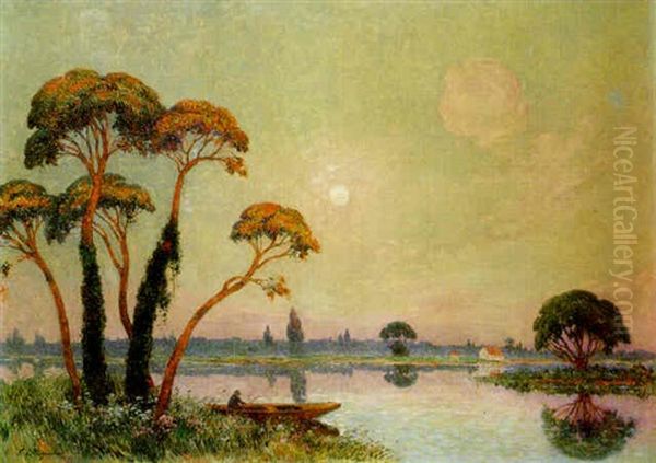 Pecheurs Au Bord De La Loire - view 1
