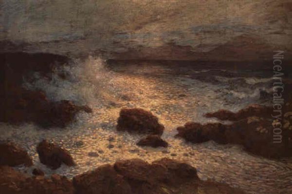 Effet De Vagues Sur Les Rochers - view 1