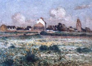 En Bretagne - Le Bourg De Batz by Ferdinand du Puigaudeau