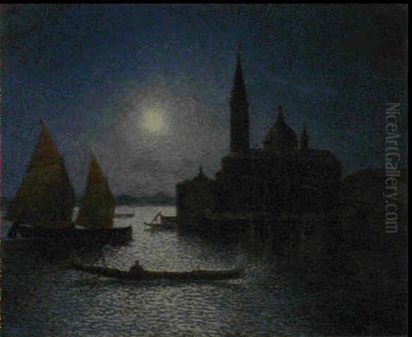 Venise, San Giorgio, Au Clair De Lune - view 1