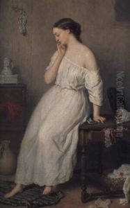 Meditation by Adolphe Henri Dubasty