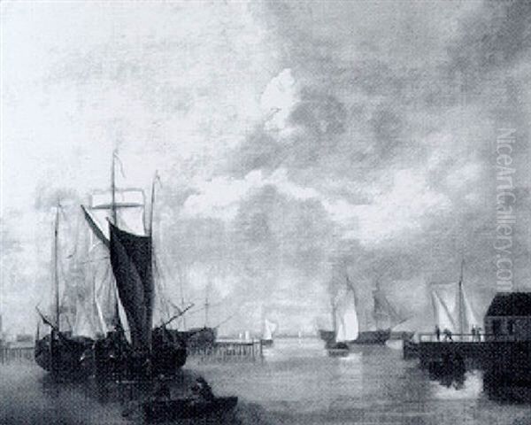 Hafen Mit Ankernden Schiffen - view 1