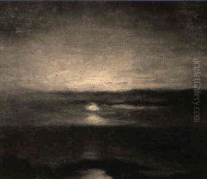 Sunset Over The Sea by Mattie Dube