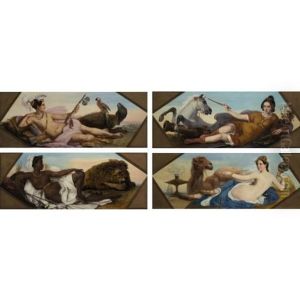Allegories Of The Four Continents (america, 1834) by Francois Dubois