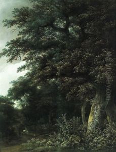 Ein Reiter Im Walde by Guillam Dubois